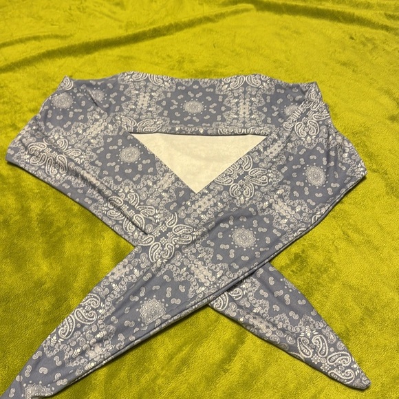 Lavender Bandana Party Sz Med Tube Top and L-XL One Piece - Picture 4 of 10